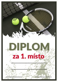 Diplom tenis D62