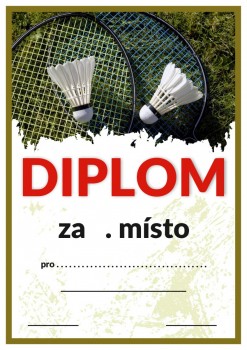 Diplom badminton D92