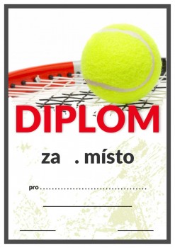 Diplom tenis D200