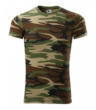 Tričko Camouflage Brown 33 XXL pánské