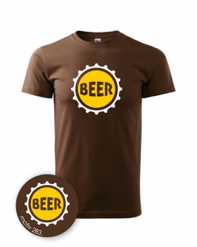 Tričko pro pivaře 283 hnědé