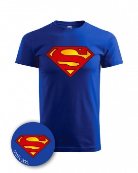 Tričko Superman 300 král.modrá XL pánské