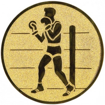 Emblém box zlato 50 mm