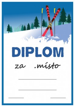 Diplom lyžování D120
