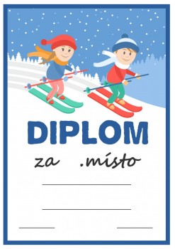 Diplom lyžování D117