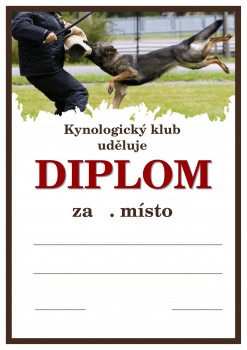 Diplom německý ovčák D159