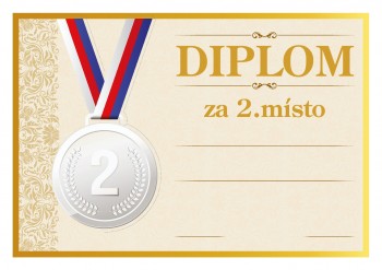 Diplom 2.místo D188