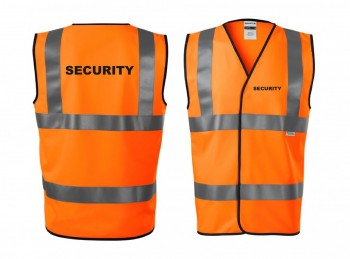 Reflexní vesta oranžová Security M unisex