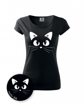 Tričko Kočka 308 černé