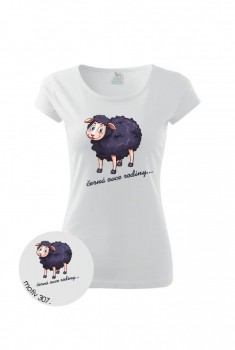 Tričko Ovce 307 bílé XL dámské