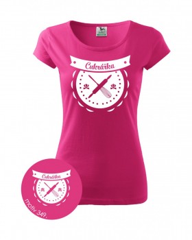 Tričko pro cukrářku 349 růžové XL dámské